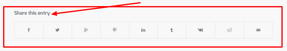 share social media links