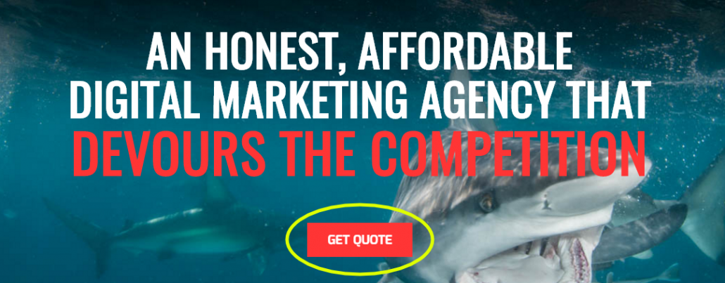 seo shark call to action button