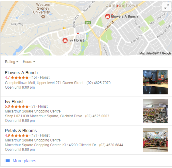 google screenshot
