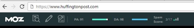 huffington domain authority